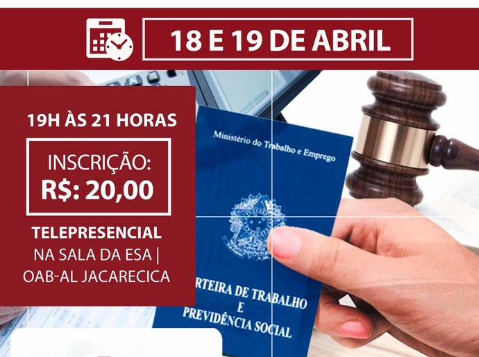 Cálculos Trabalhistas será tema de curso da ESA na próxima semana