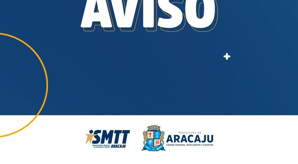AVISO SMTT / Foto: SMTT