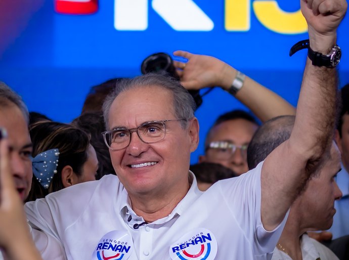 MDB oficializa candidatura de Renan Calheiros à reeleição ao Senado Federal