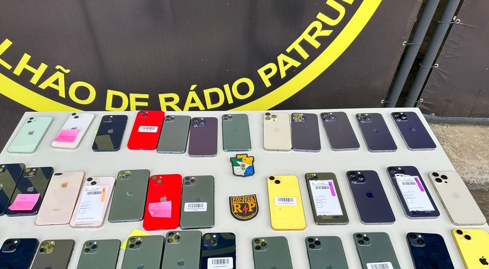 Mais de trinta celulares furtados de empresa são recuperados em Aracaju