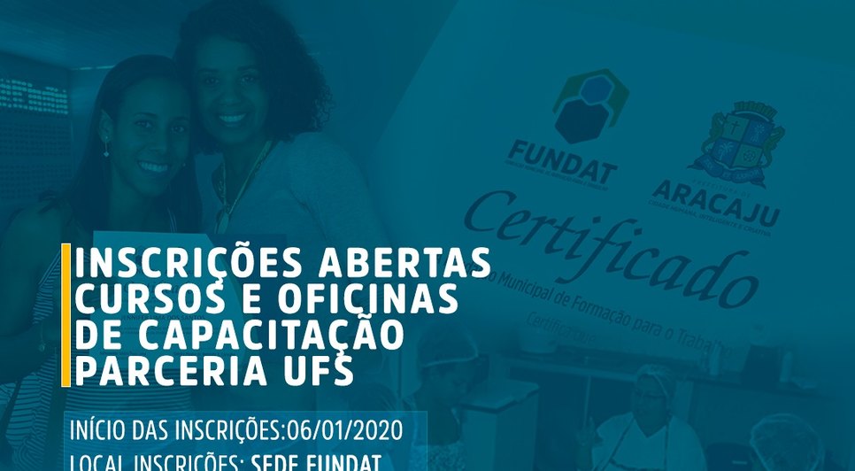 CURSOS FUNDAT UFS / Foto: Ascom/Fundat