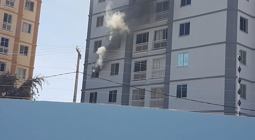 INCÊNDIO ZONA SUL / Foto: Internauta