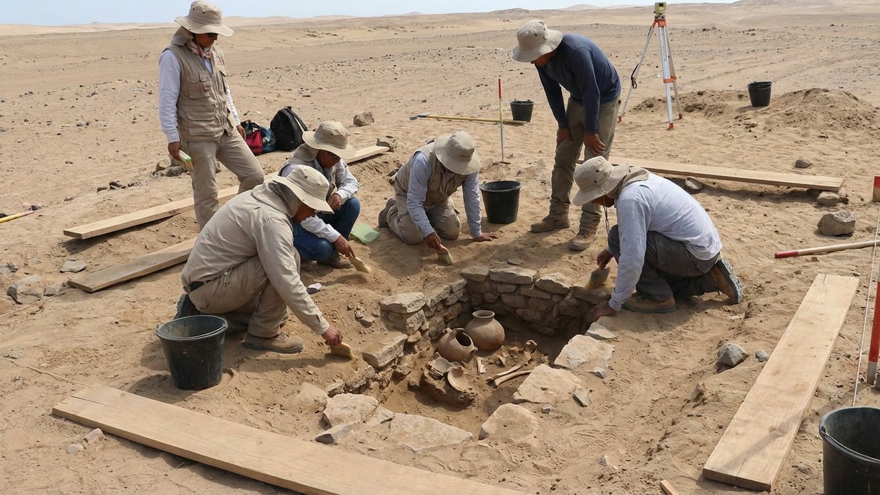 Descoberta no Peru revela túmulo de possível criança de alto status social