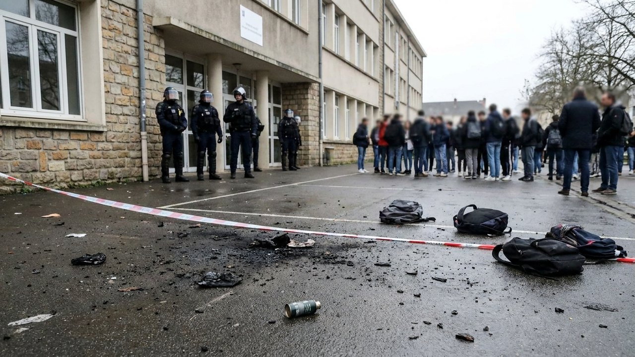 Adolescente perde a mão ao pegar granada atirada pela polícia em protesto estudantil na França