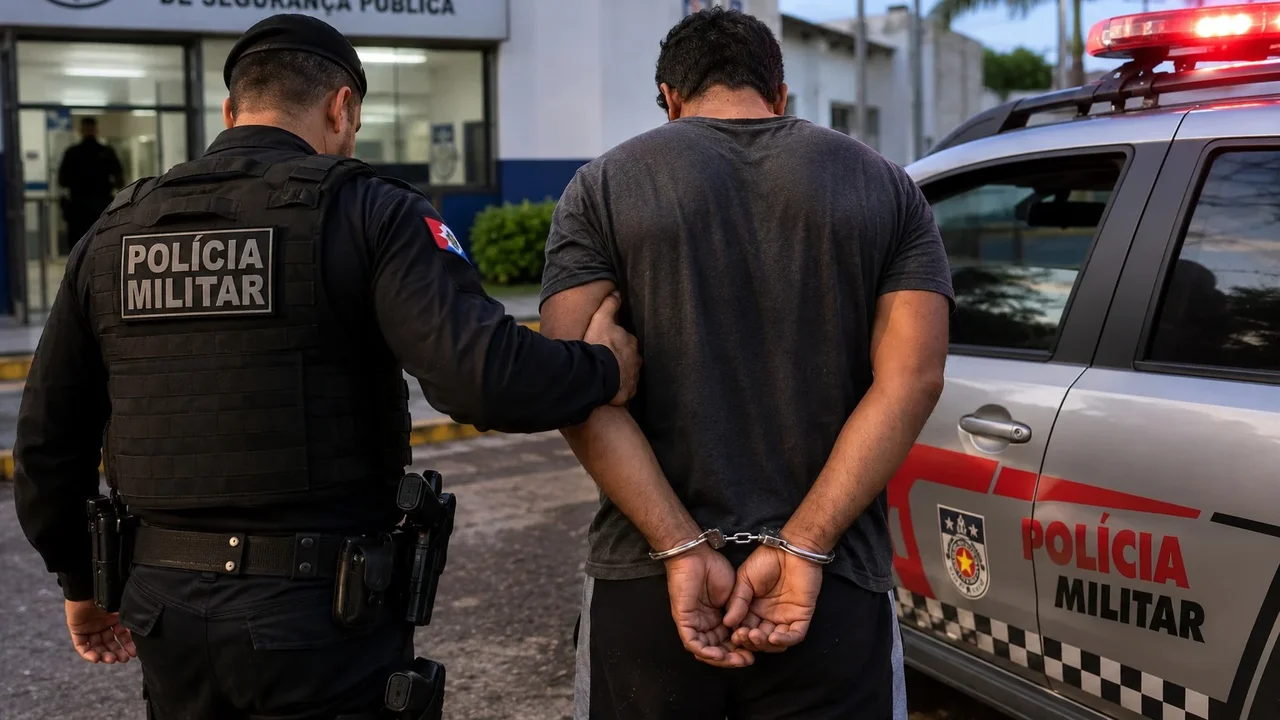 Homem é preso em flagrante após tentar estrangular companheira em Palmeira dos Índios
