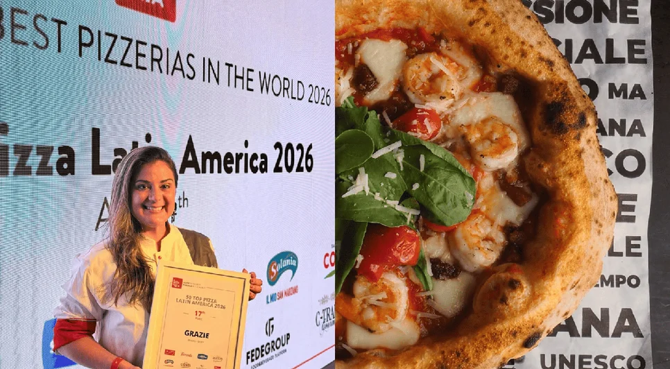 Pizzaria de Maceió está em ranking das melhores da América Latina - Grazie Pizzaria / Redes Sociais