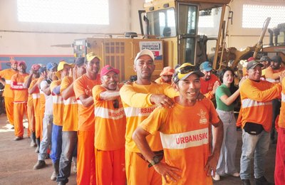 Secretaria de Serviços Públicos de Palmeira realiza evento de conscientização sobre Segurança no Trabalho