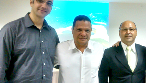 Adilson Junior,  José Roberto Presidente Emsetur e Luciano Leal 