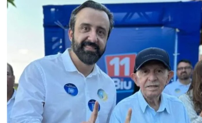 Luiz Henrique e Biu de Lira na convenção do PP na Barra de São Miguel