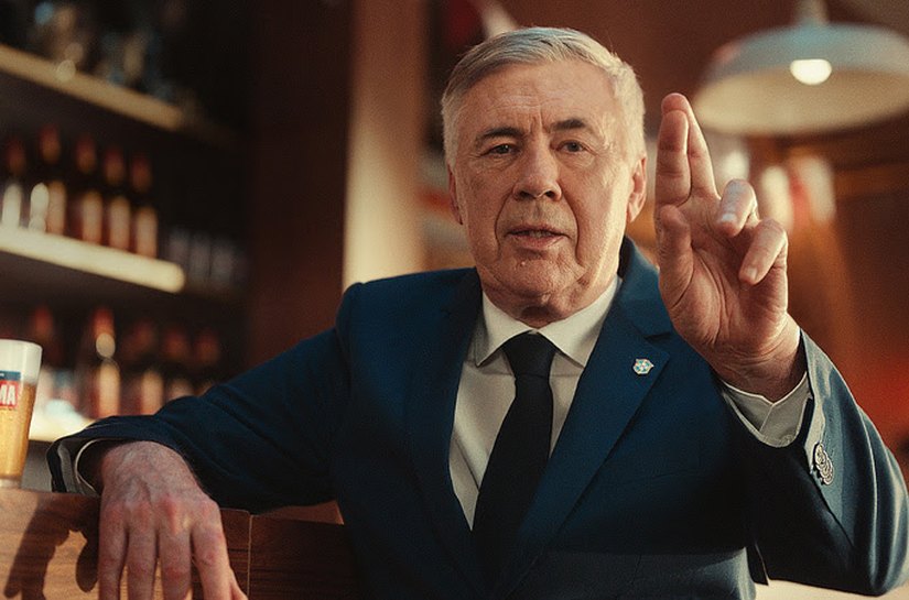 Brahma convoca Carlo Ancelotti para reacender a esperança do torcedor brasileiro pelo Hexa