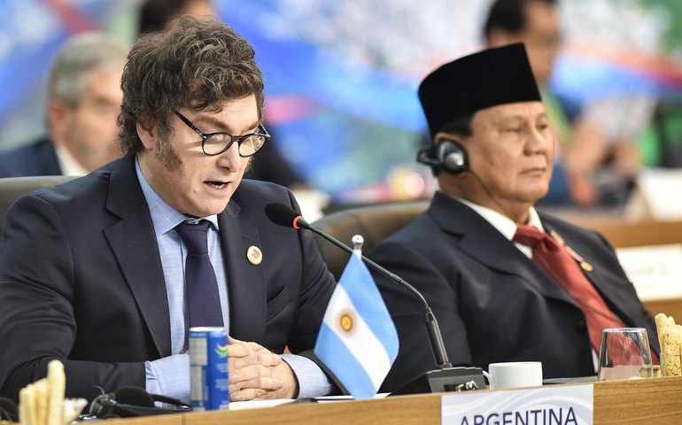 Presidente da Argentina não adere Agenda 2030 durante cúpula do G20
