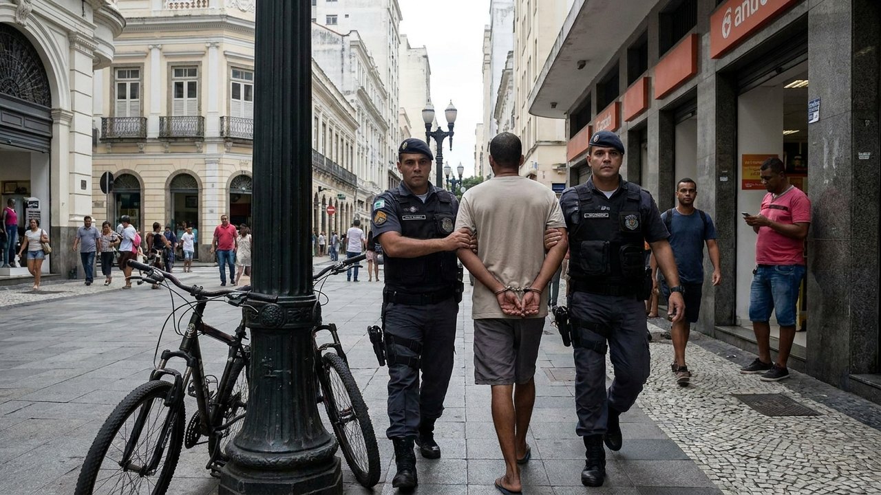 Homem é preso em flagrante por furto de bicicleta no Centro do Rio