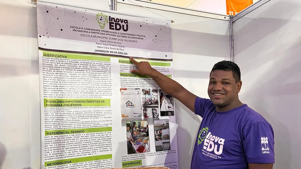 Professor de Alagoas conquista prêmio nacional com projeto que transforma fibra de bananeira em peças artesanais