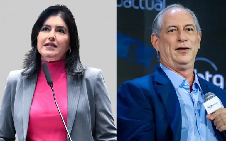 Ciro e Tebet se encontram em ato da independência do Brasil na Bahia