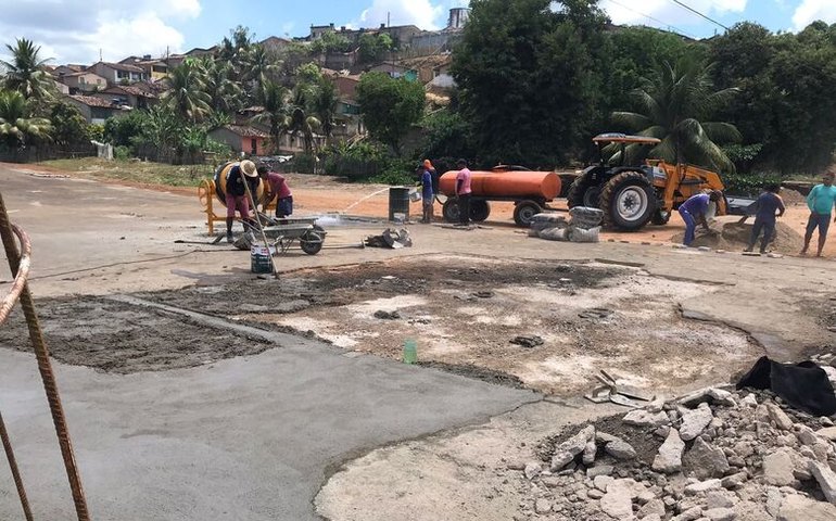 Prefeitura de Branquinha inicia reforma da Praça José Gomes de Freitas