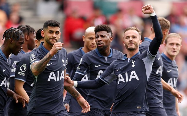 No primeiro jogo sem Kane, Emerson Royal marca e Tottenham empata com Brentford no Inglês