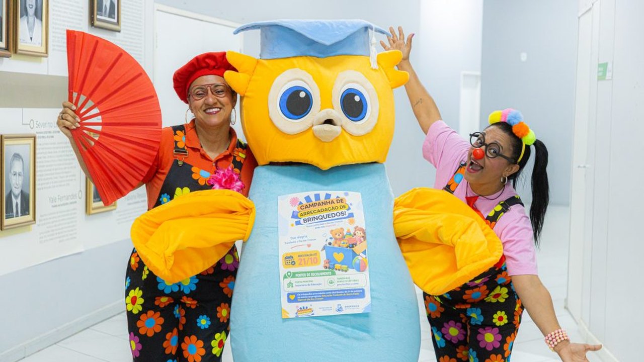 Secretaria de Educação de Arapiraca lança campanha para arrecadação de brinquedos