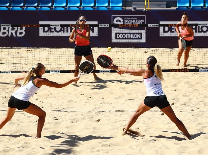 Melhor dupla brasileira no feminino confirma presença no Macena Open, na Praia do Francês