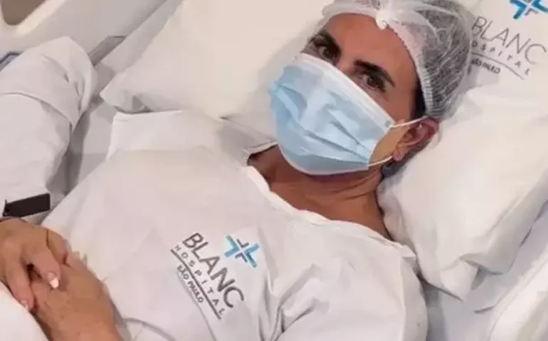 Gretchen passa por cirurgia para retirar o útero após diagnóstico de adenomiose