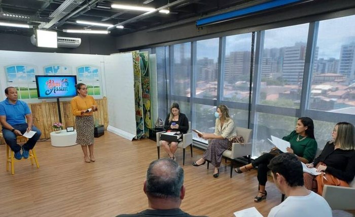 Regras do debate foram comunicadas aos assessores dos candidatos em reunião na sede da TV Mar Regras do debate foram comunicadas aos assessores dos candidatos em reunião na sede da TV Mar