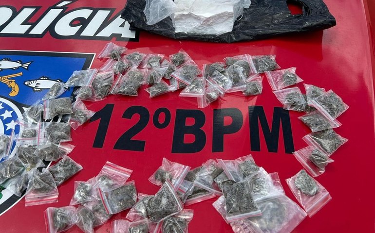 PM prende suspeitos de tráfico em Maceió, Penedo e Santana do Ipanema