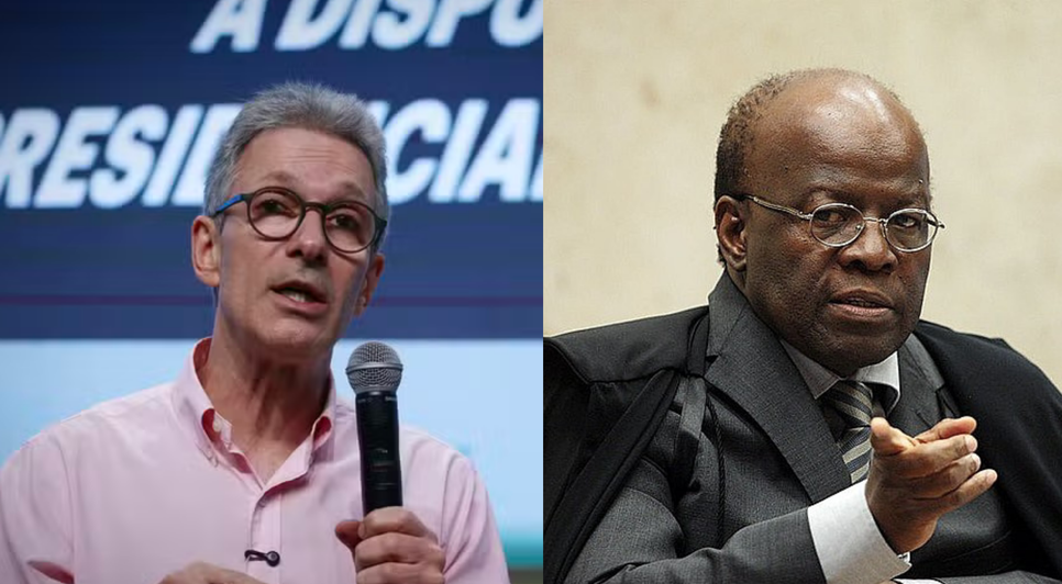 Zema confirma Joaquim Barbosa entre nomes avaliados para vice