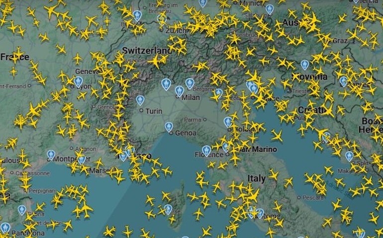 Apagão em radares suspende voos no norte da Itália