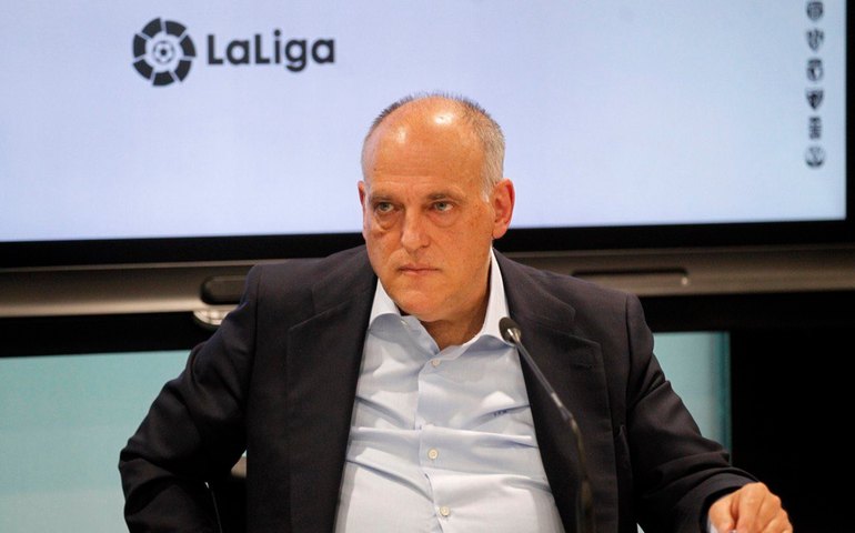 Tebas rebate Courtois e rejeita adiar estreia do Real Madrid no Espanhol: 'Nenhuma liga mudou'
