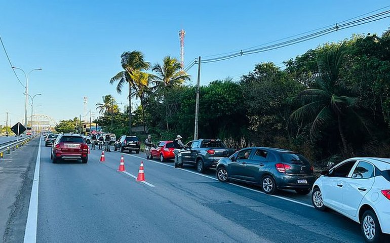 BPRv registra 89 autuações durante blitz da Lei Seca em Marechal Deodoro