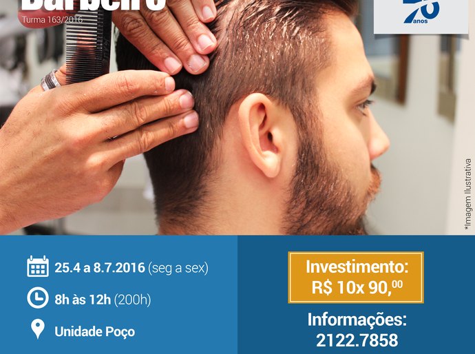 Aberta matrículas para nova turma do curso de Barbeiro