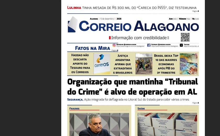 Organização que mantinha “Tribunal do Crime” é alvo de operação em Alagoas