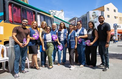 Atendimentos da ação Semdes Itinerante foram levados ao Calçadão do Comércio