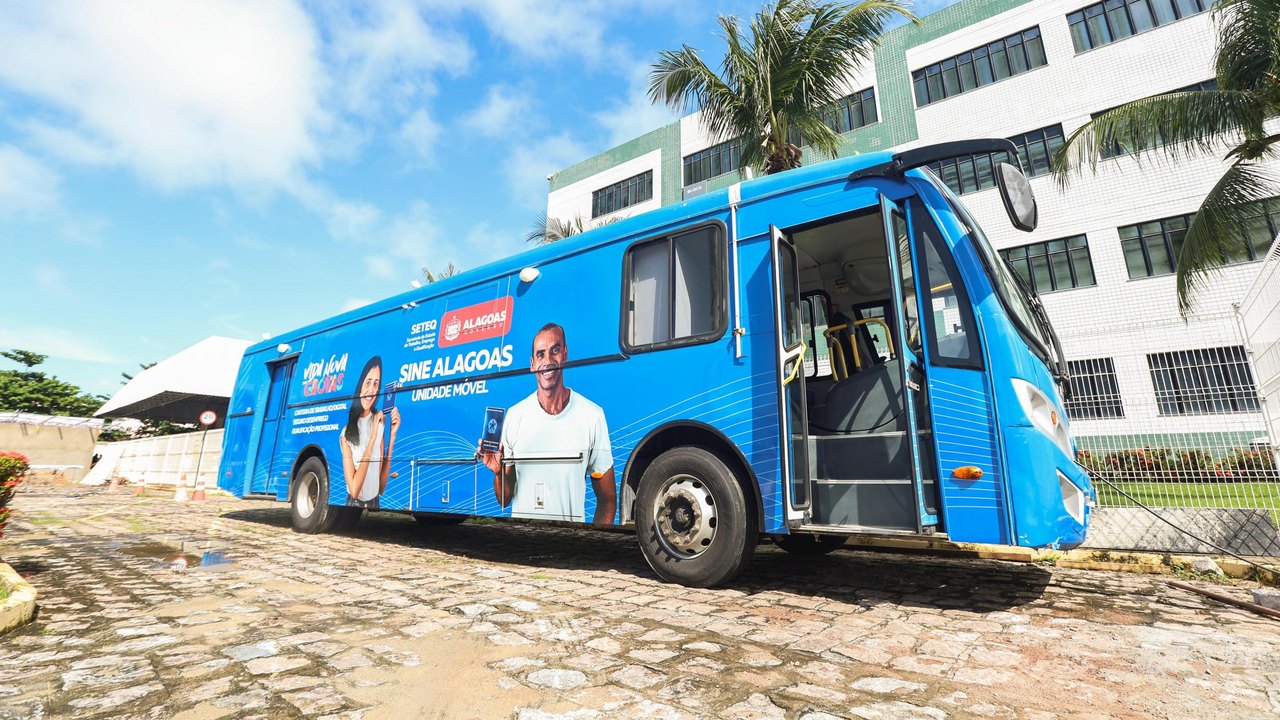  Ônibus do SINE-AL estará no Jaraguá nesta terça-feira 