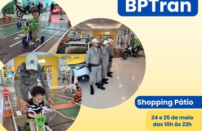 Maio Amarelo: BPTran promove exposição em shopping de Maceió