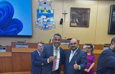 Vereador Siderlane Mendonça (PL) recebe medalha de reconhecimento da União dos Vereadores do Brasil