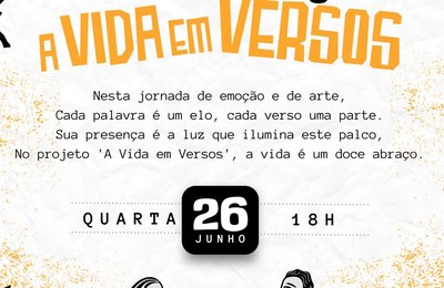 A Vida em Versos: projeto cultural com idosos realiza culminância em Arapiraca