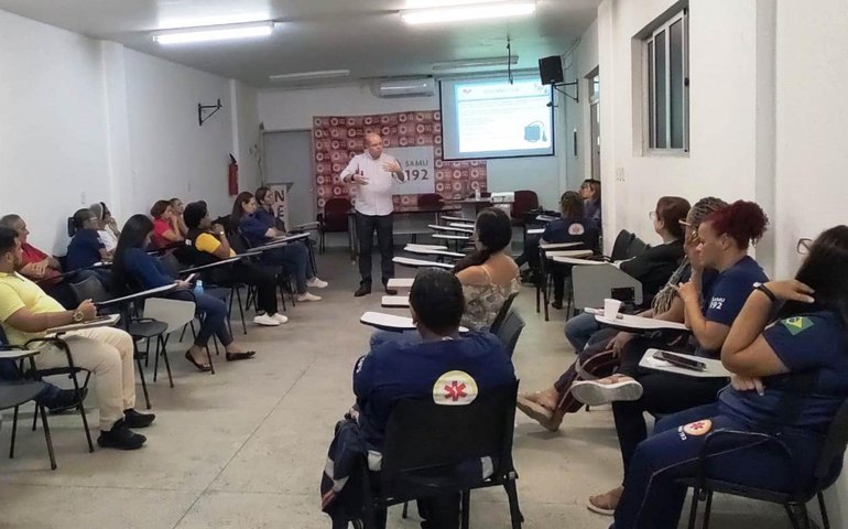 Samu realiza palestra sobre prevenção e combate à hipertensão arterial