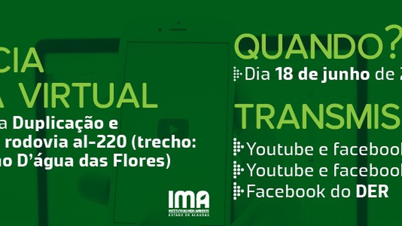 Audiência pública virtual vai discutir estudos para duplicação e restauração da AL-220