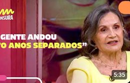 A atriz Rosamaria Murtinho fala sobre casamento com o ator Mauro Mendonça