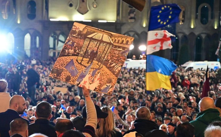Kremlin adverte UE e diz que bloco realizou 'interferência aberta' nos assuntos da Geórgia