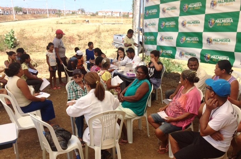 Palmeira: conjuntos habitacionais recebem serviços da Secretaria de Saúde