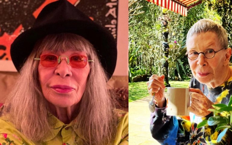 Rita Lee faz rara aparição em publicação do marido e ganha elogios