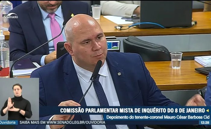 Deputado federal Abilio Brunini (PL-MT), em sessão da CPI dos Atos Golpistas Deputado federal Abilio Brunini (PL-MT), em sessão da CPI dos Atos Golpistas