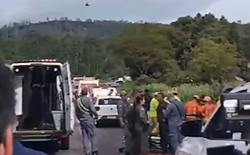 Queda de helicóptero na Grande SP deixou duas pessoas mortas