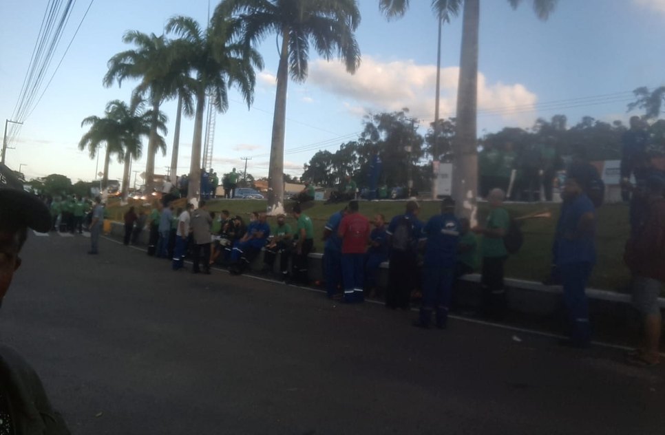 Paralisação rodoviários / Foto: Redes Sociais