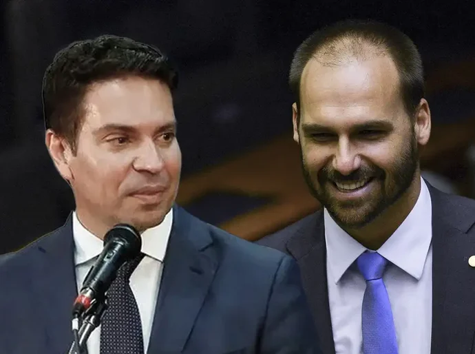 Câmara Federal decide cassar mandatos de Eduardo Bolsonaro e Ramagem