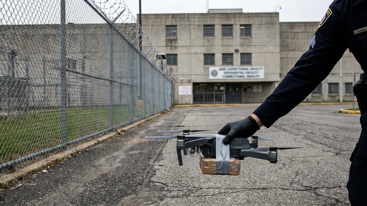 Drone é suspeito de ser usado para levar celulares, drogas e cigarros para presídio feminino em Benfica