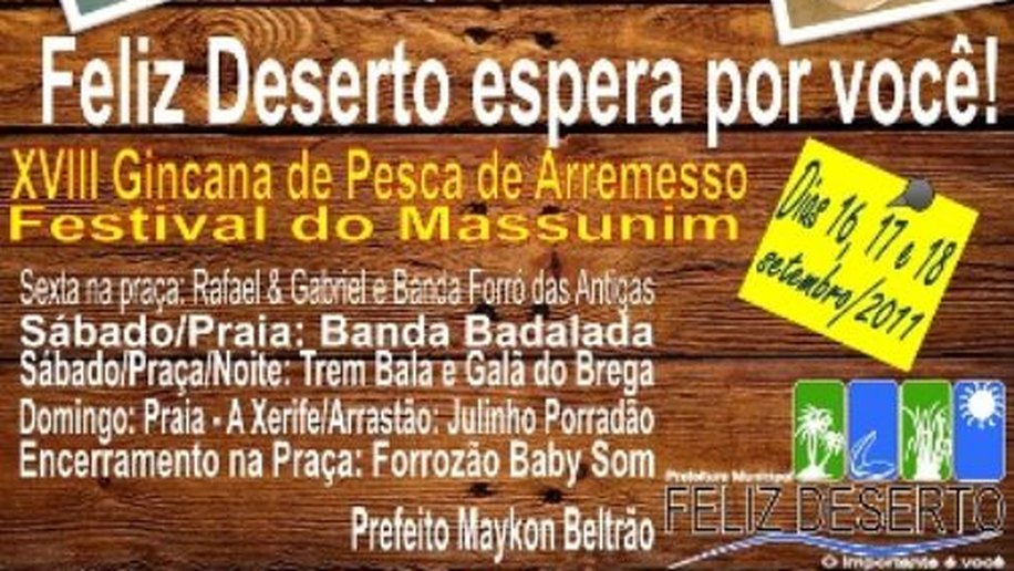 XVIII Gincana de Pesca de Arremesso de Feliz Deserto começa nesta sexta-feira