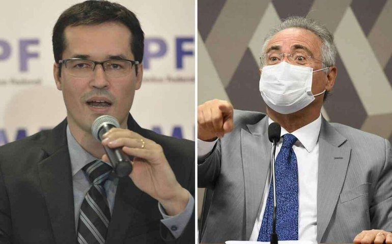 Após ação no TCU contra Moro, Renan e Dallagnol batem boca nas rede