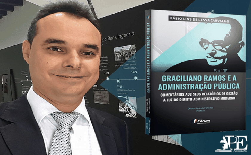 Procurador Fábio Lins lança livro sobre vida de Graciliano Ramos na Administração Pública